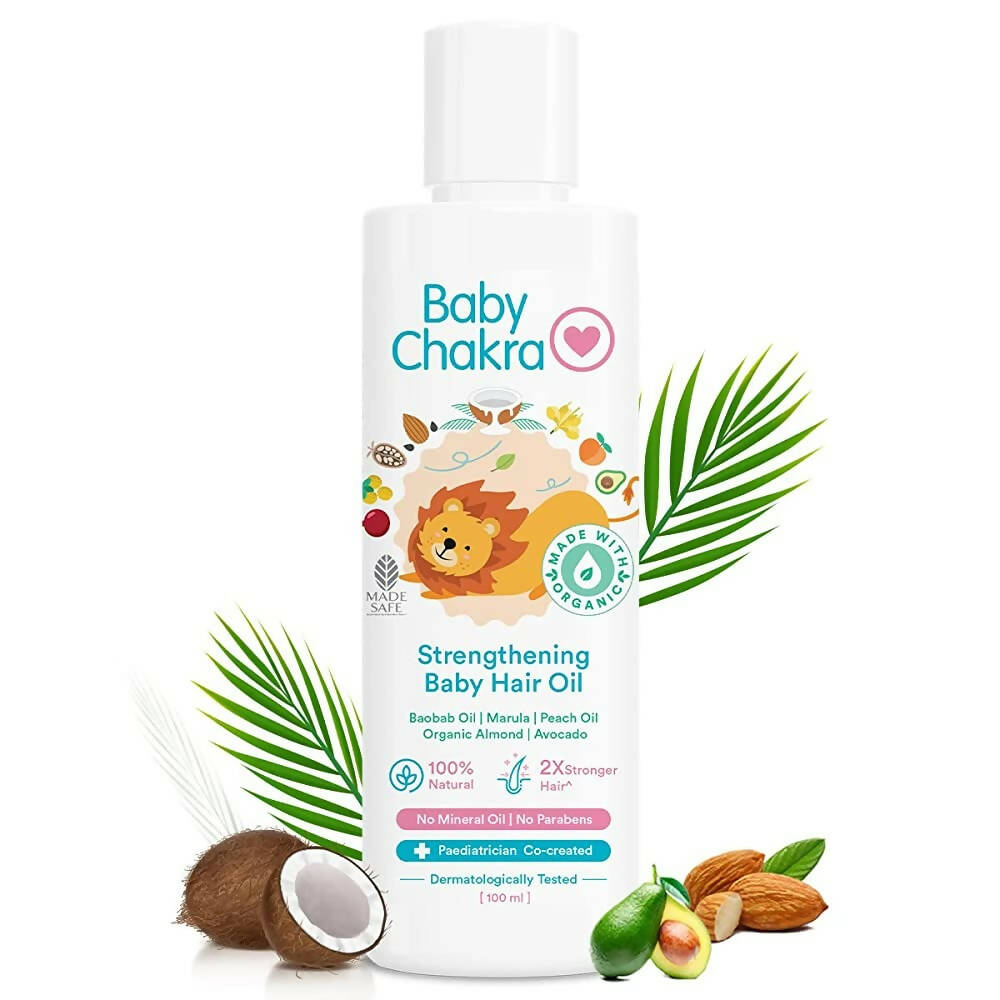 BabyChakra Strengthening Baby Hair Oil - Swadesiicart