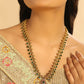 Nuyug 18K Gold Plated Temple Bliss Minimal Necklace Set | Swadesiicart