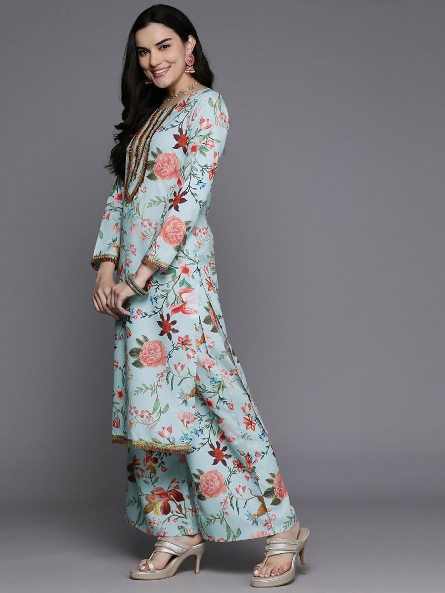 Ahalyaa Women's Traditional wear Kurta Set - Multi Color | Swadesiicart
