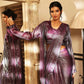 Lavender Tom Silk Plain Ready To Wear Saree With Stitched Blouse - Satiksha | Swadesiicart
