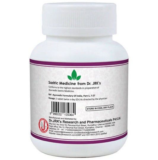 Dr. Jrk's Bhaskara Lavana Churna Tablets - Swadesiicart