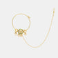 Ruby Raang 22k Gold Polished Kundan Maharani Nose Ring (Clip On) | Swadesiicart