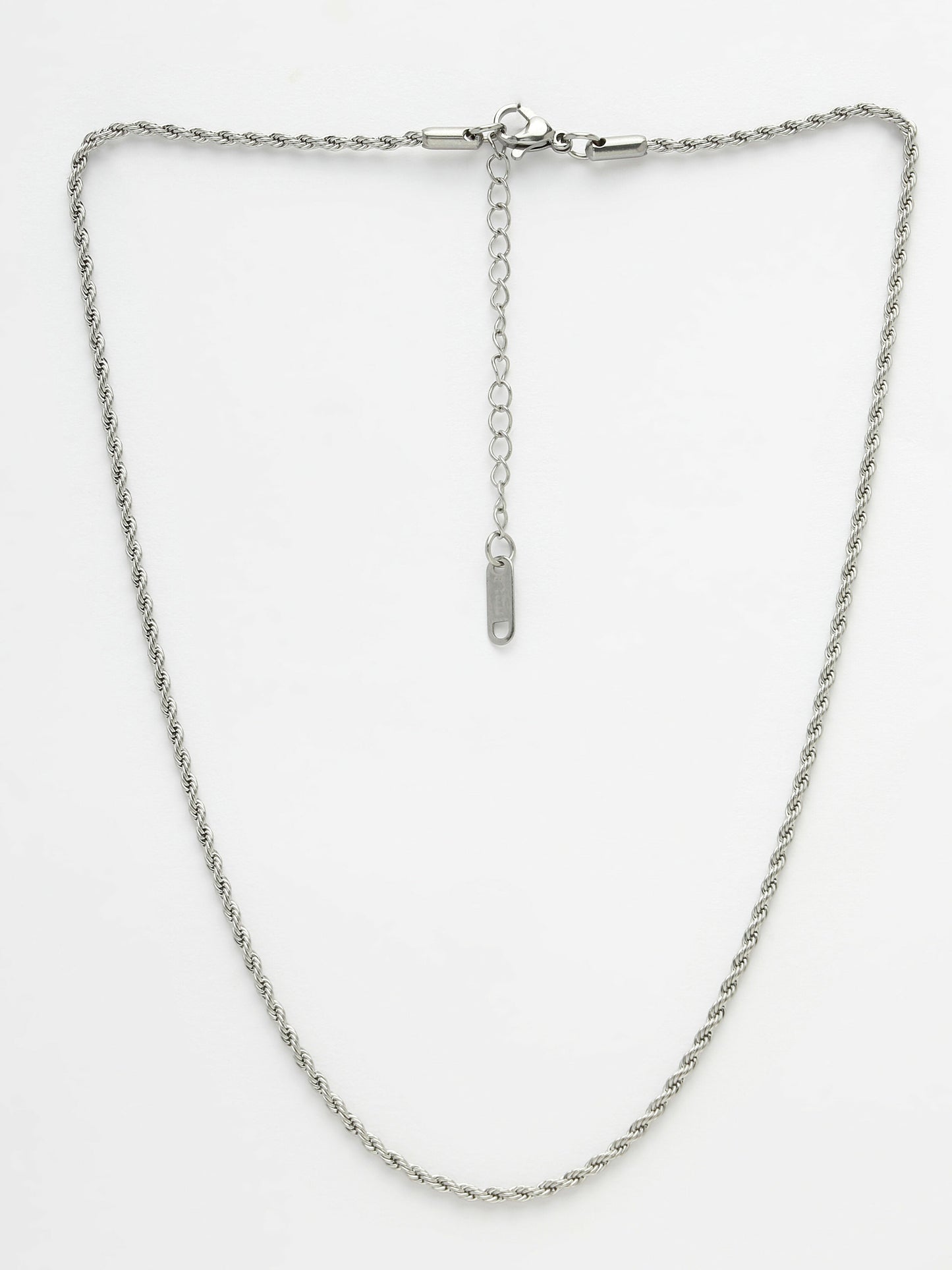 NVR Women's Set of 3 Silver-Toned German Silver Oxidised Chain | Swadesiicart