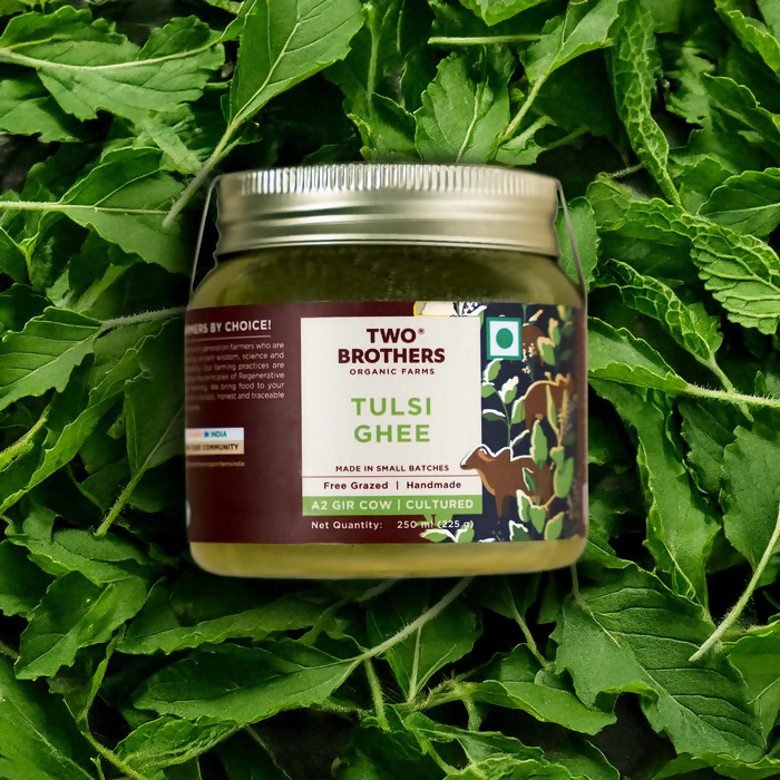 Two Brothers Organic Farms Tulsi Ghee | Swadesiicart