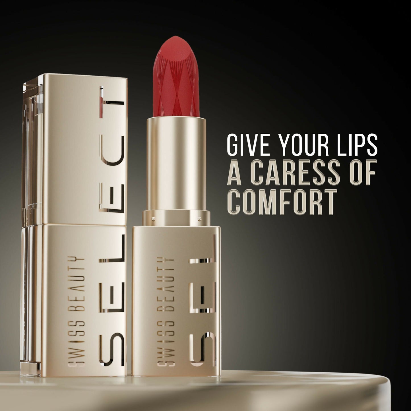 Swiss Beauty Select Creme Touch Hydrating Lipstick - 2 Natural Nude | Swadesiicart