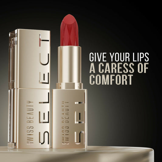 Swiss Beauty Select Creme Touch Hydrating Lipstick - 2 Natural Nude | Swadesiicart