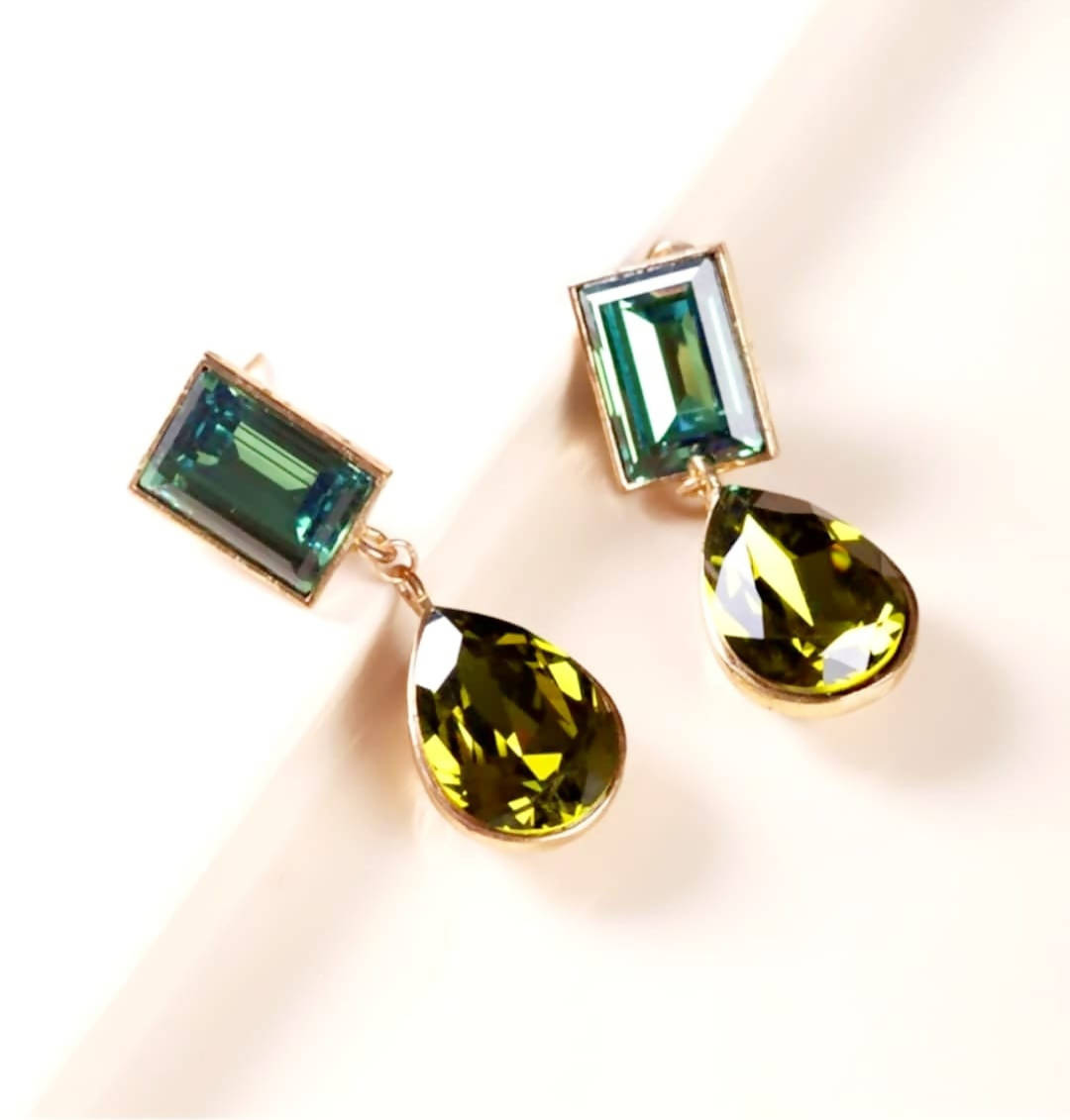 Bling Accessories Hand Made Statement Crystal Stud Earrings | Swadesiicart