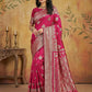 Shree Shyam Fashion Magenta Silk Blend Saree