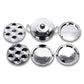 Sumeet Stainless Steel Kadhai Set with Lid and 5 Plates - Swadesiicart