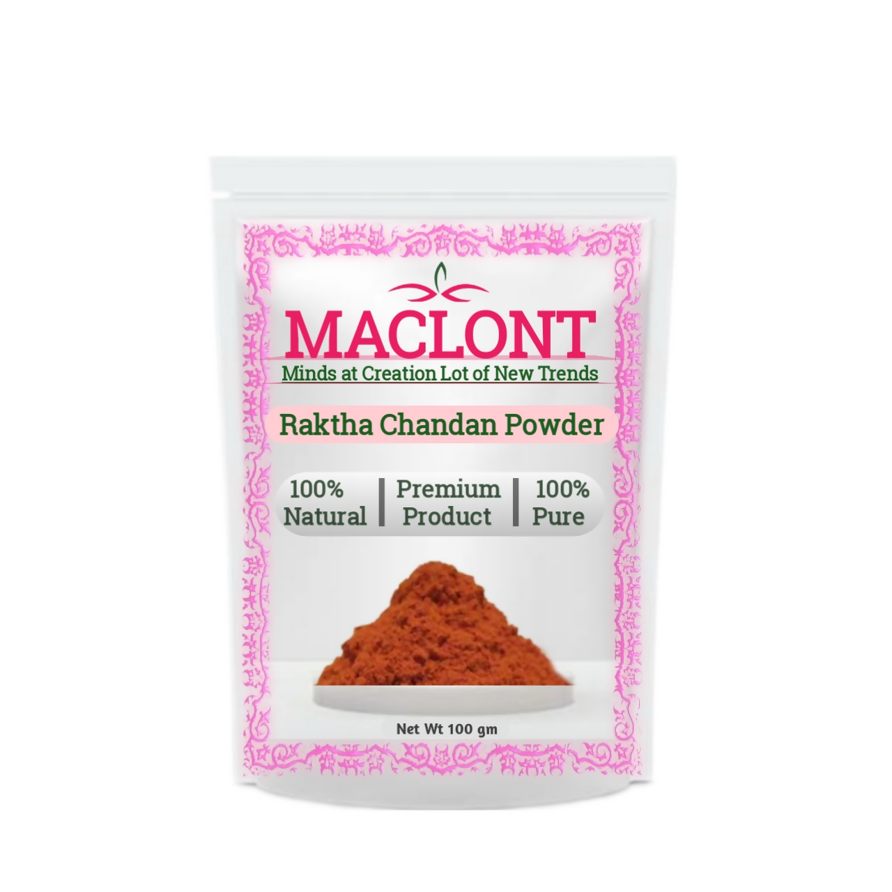 Maclont Rakta chandan Powder - Swadesiicart