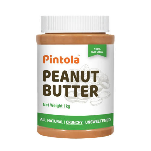 Pintola All Natural Crunchy Peanut Butter - Swadesiicart