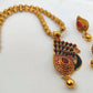 Pink Kemp Peacock Handmade Necklace Set - Swadesiicart