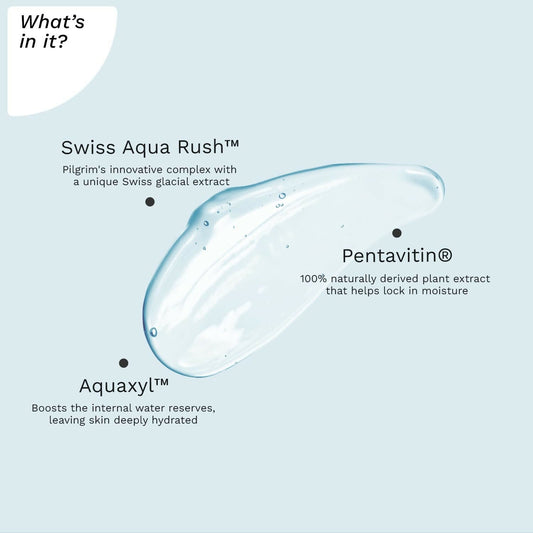 Pilgrim Swiss Aqua Rush Hydrating Face Wash, Refreshes Skin & Restores Hydration - Swadesiicart