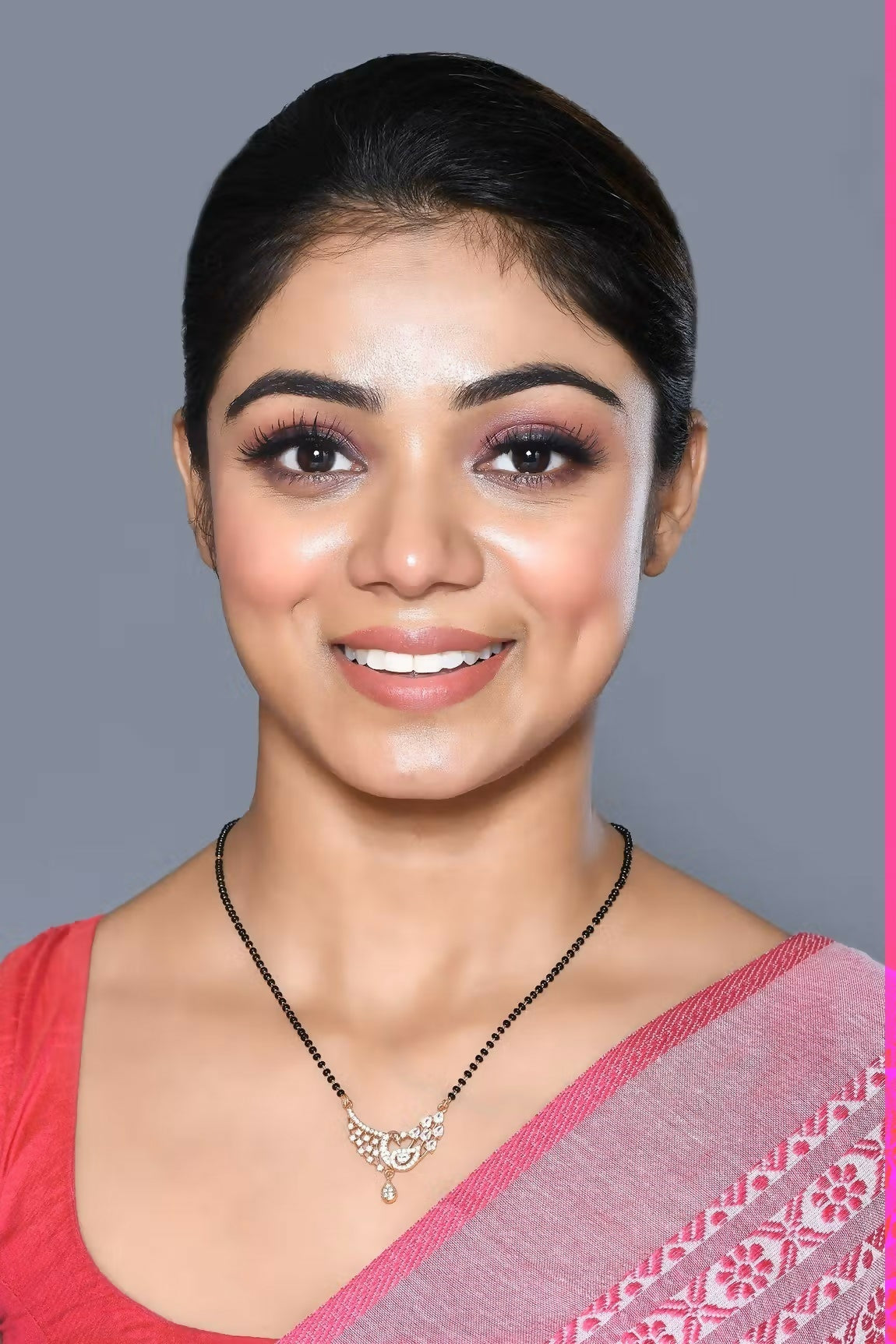 Joban Fashion Women Golden White Ad Mangalsutra With Chain And Without Earrings - Swadesiicart