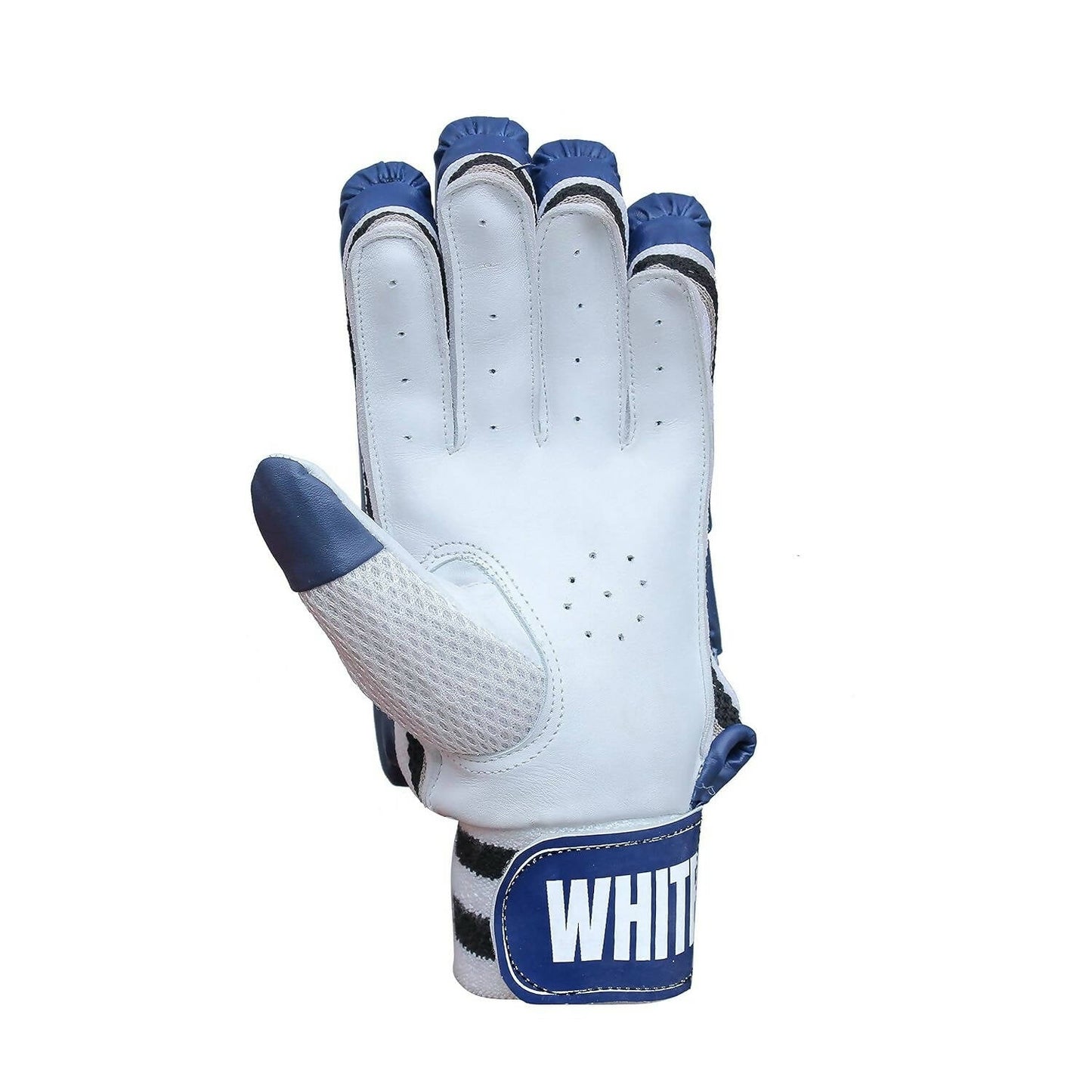 Whitedot Capital Cricket Batting Gloves Mens|Adult|Large Right Hand|Navy Blue - Swadesiicart