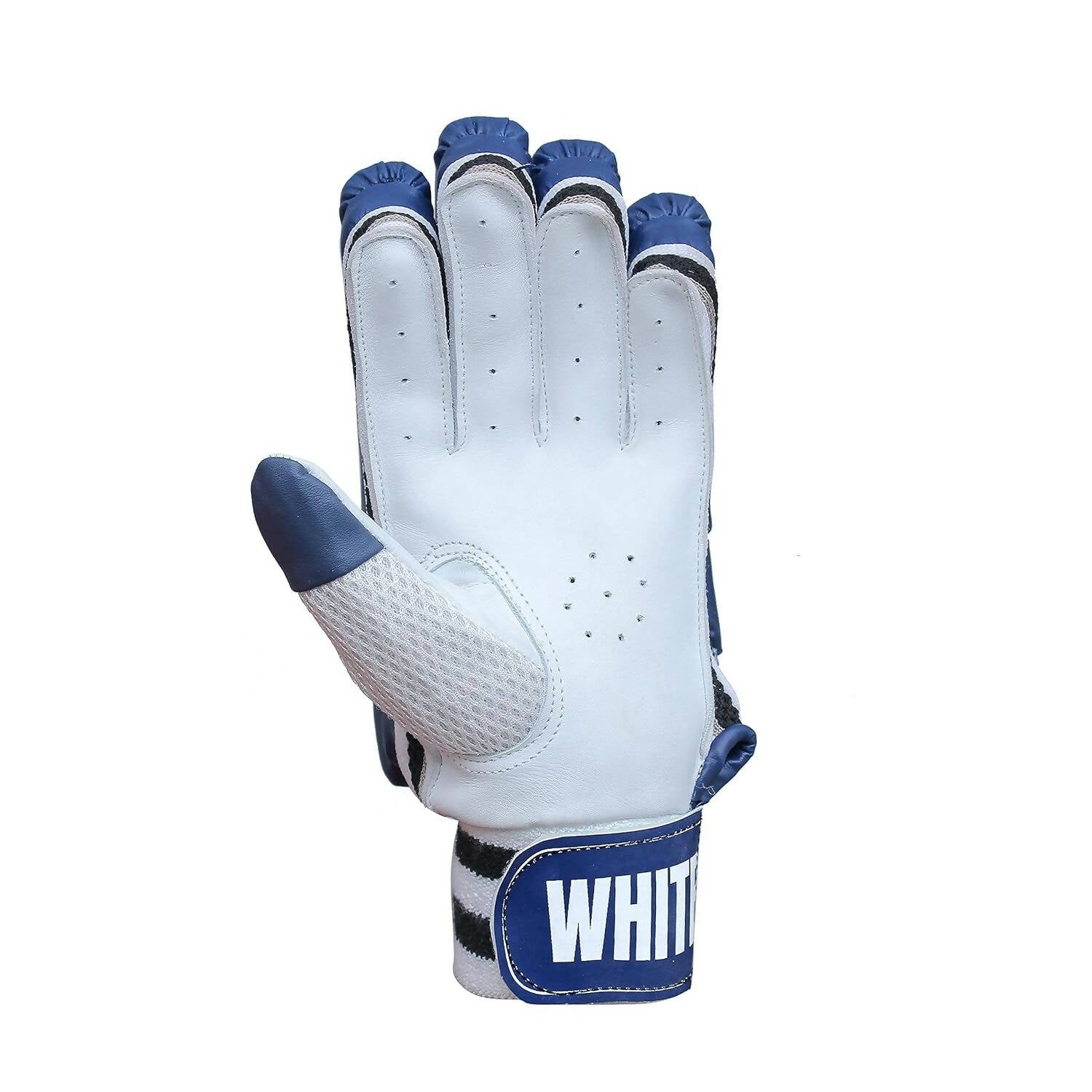 Whitedot Capital Cricket Batting Gloves Mens|Adult|Large Right Hand|Navy Blue - Swadesiicart