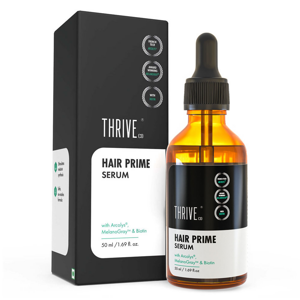 ThriveCo AntiGreying Hair Prime Serum - Reverses Premature Greying Colour | Swadesiicart