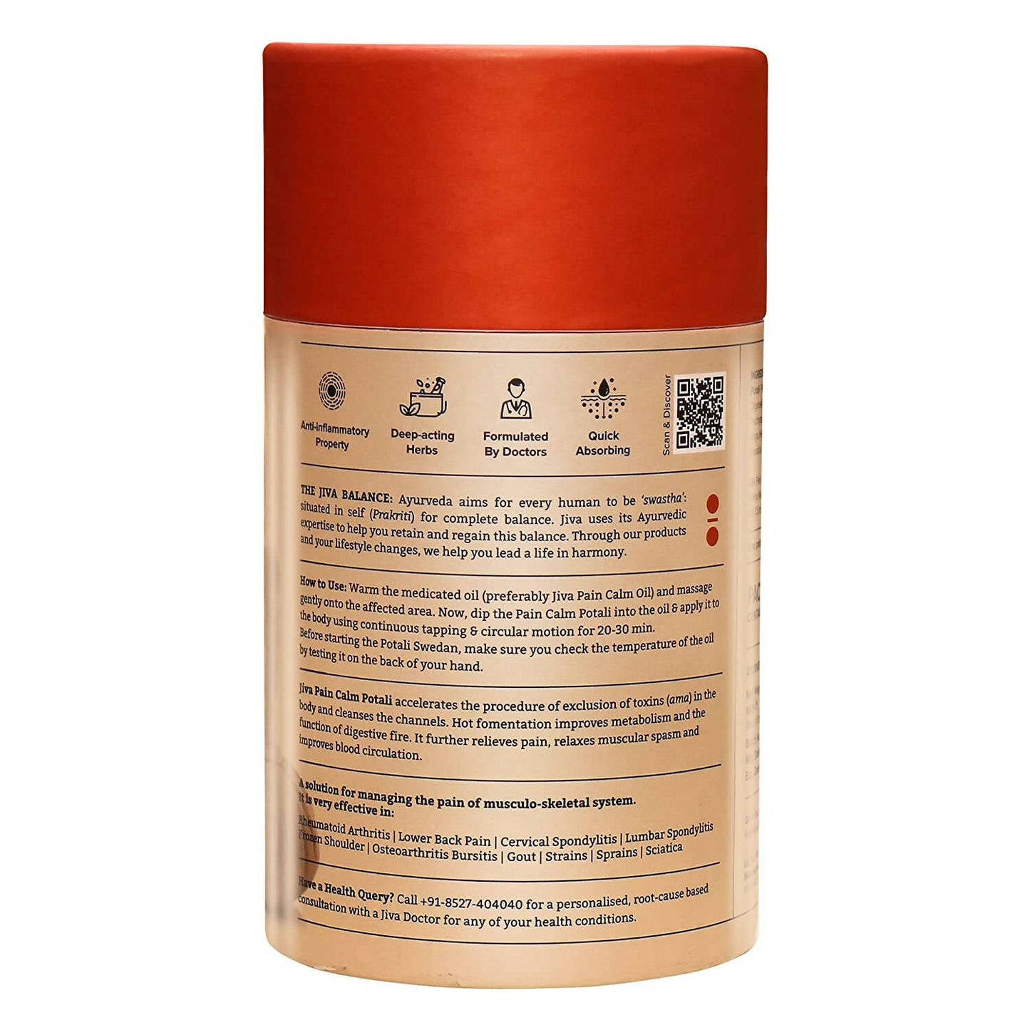 Jiva Ayurveda Pain Calm Potali - Swadesiicart