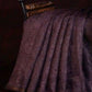 Dark Wine Geometrical Design Semi Chanderi Saree By Gayathri Reddy Designer Studio | Swadesiicart