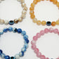 NVR Women & Men Set of 4 Multicolor Evil Eye Elasticated Rakhi With Roli Chawal | Swadesiicart