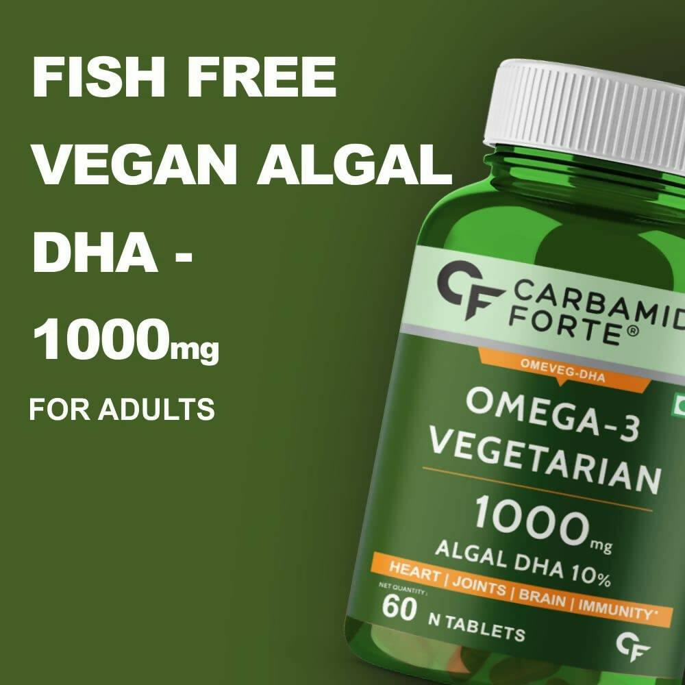 Carbamide Forte Omega-3 Vegetarian Tablets - Swadesiicart