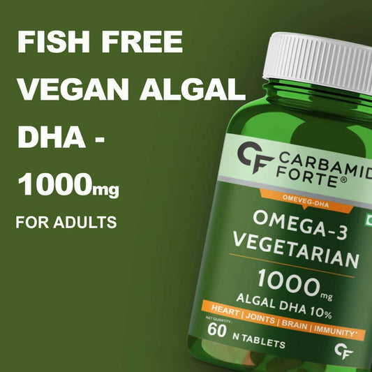 Carbamide Forte Omega-3 Vegetarian Tablets - Swadesiicart