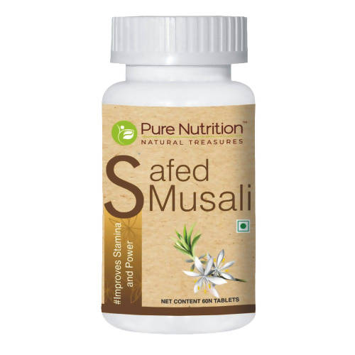 Pure Nutrition Safed Musali Tablets | Swadesiicart