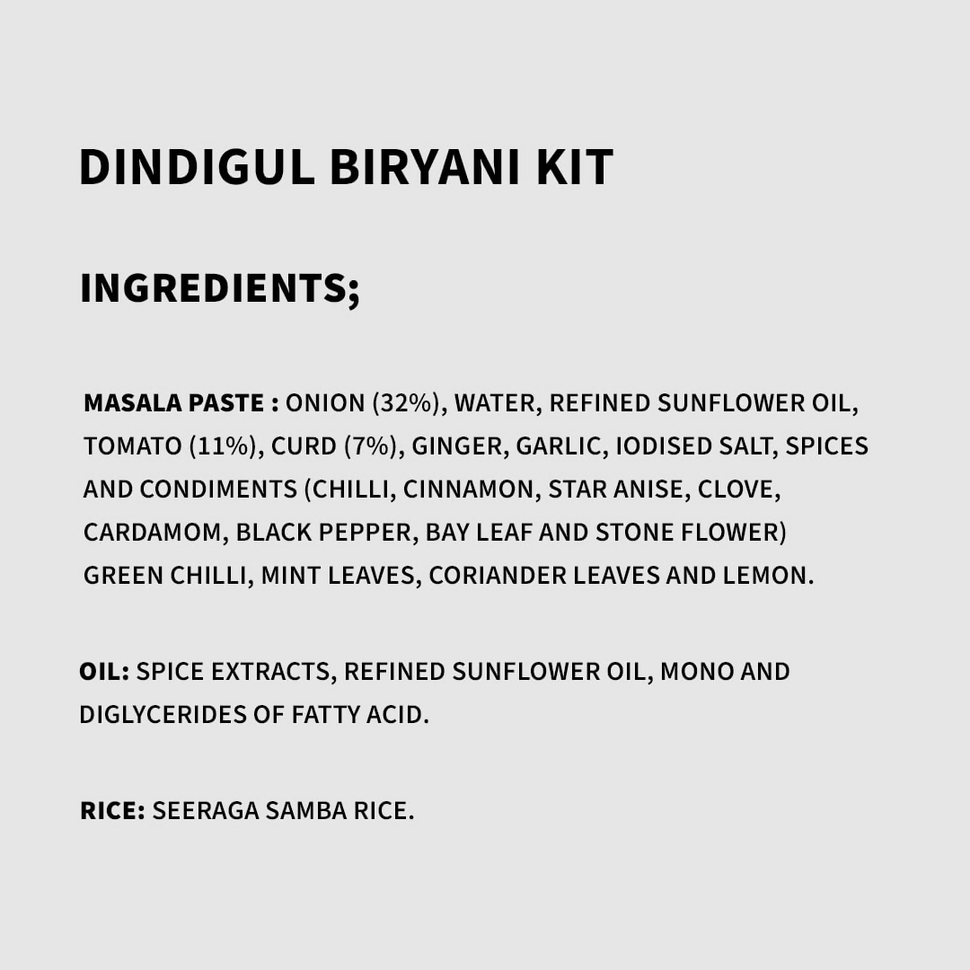 Cookd Dindigul Biryani Kit | Swadesiicart