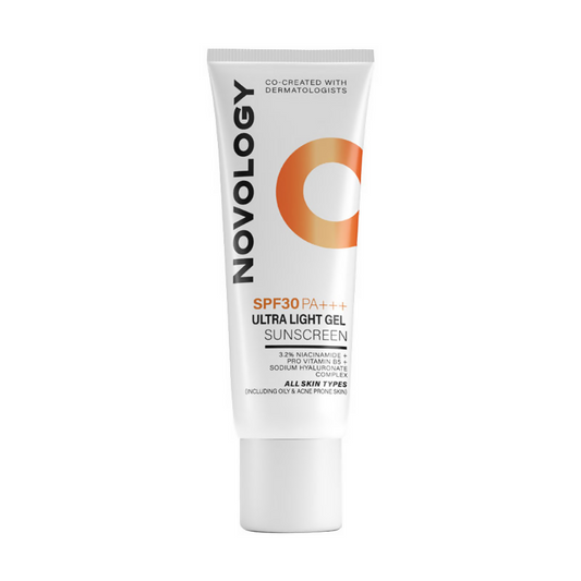 Novology SPF 30 PA+++ Ultra Light Gel Sunscreen - Swadesiicart