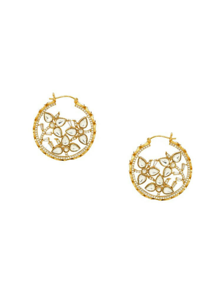 Moissanite Diamond Earrings - Ruby Raang | Swadesiicart