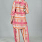 Morchari Digital Print Semi Muslin Co-Ord Set Top & Trouser-Multicolor - Swadesiicart