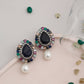 Multicoloured Contemporary Studs Earrings - Ruby Raang - Ruby Raang Studio