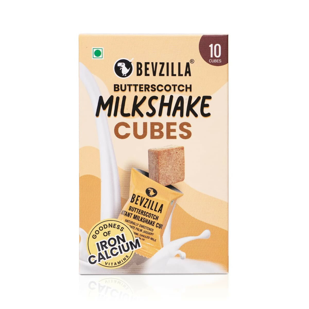 Bevzilla Butterscotch Instant Milkshake Cubes with Organic Date Palm Jaggery | Swadesiicart
