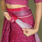 Shree Shyam Fashion Cotton Purple Saree