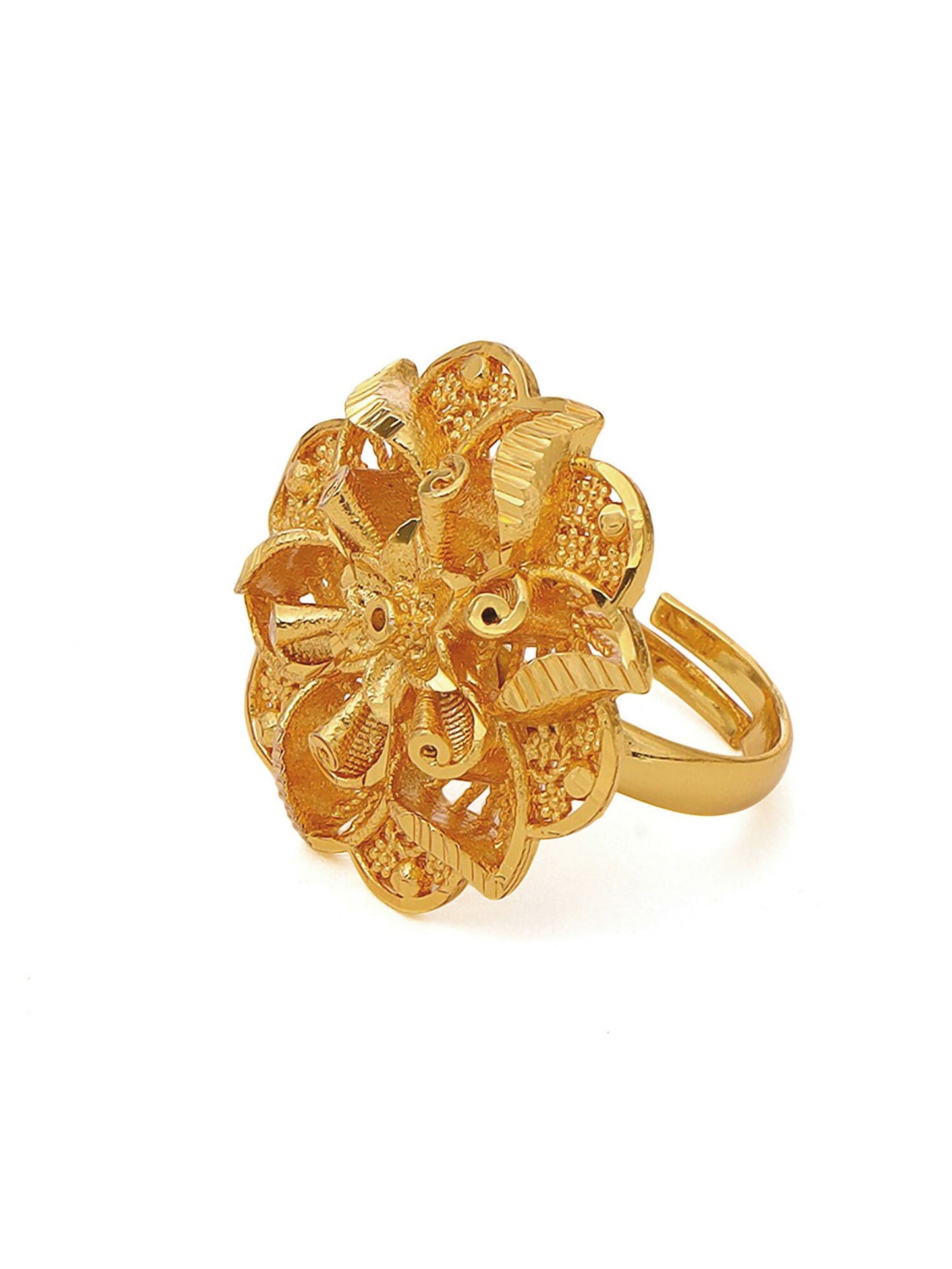 Ruby Raang Golden Ring | Swadesiicart