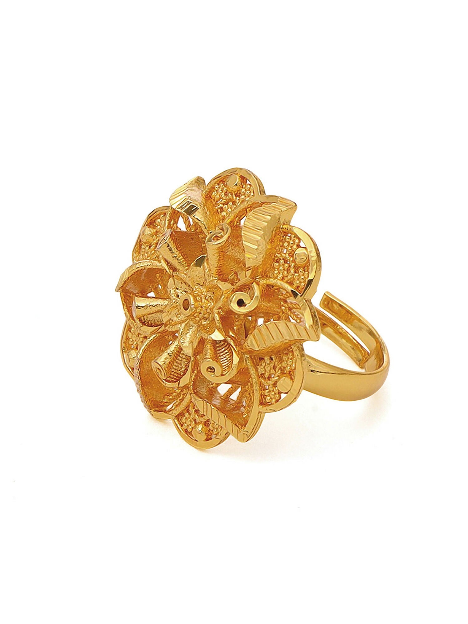 Ruby Raang Golden Ring | Swadesiicart