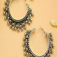 Mominos Fashion Johar Kamal Women's Oxidised Ghungroo Earrings - Swadesiicart