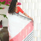 Beatitude Cream Temple Border Cotton Saree