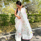 Vamsee Foolwarii White Organza Saree - Swadesiicart