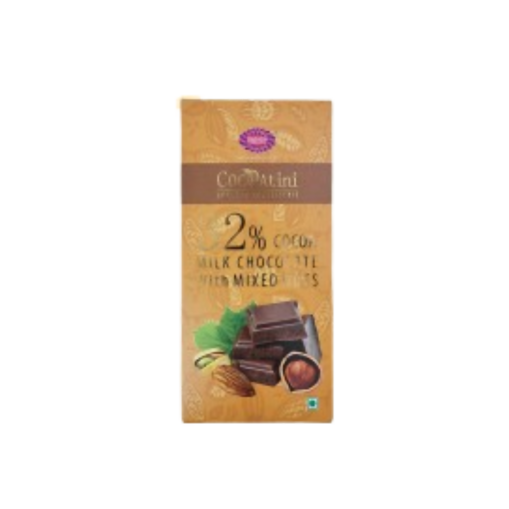 Karachi Bakery Cocoa Milk Chocolate With Mixed Nuts - Swadesiicart
