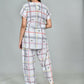 Morchari Digital Print Semi Muslin Co-Ord Set Top & Trouser-Multicolor - Swadesiicart