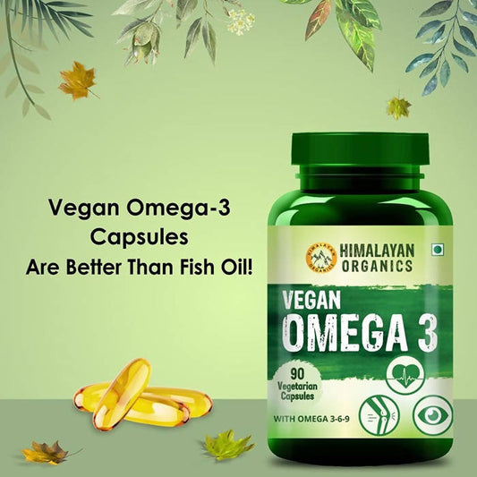 Himalayan Organics Vegan Omega 3 With Omega 3-6-9: