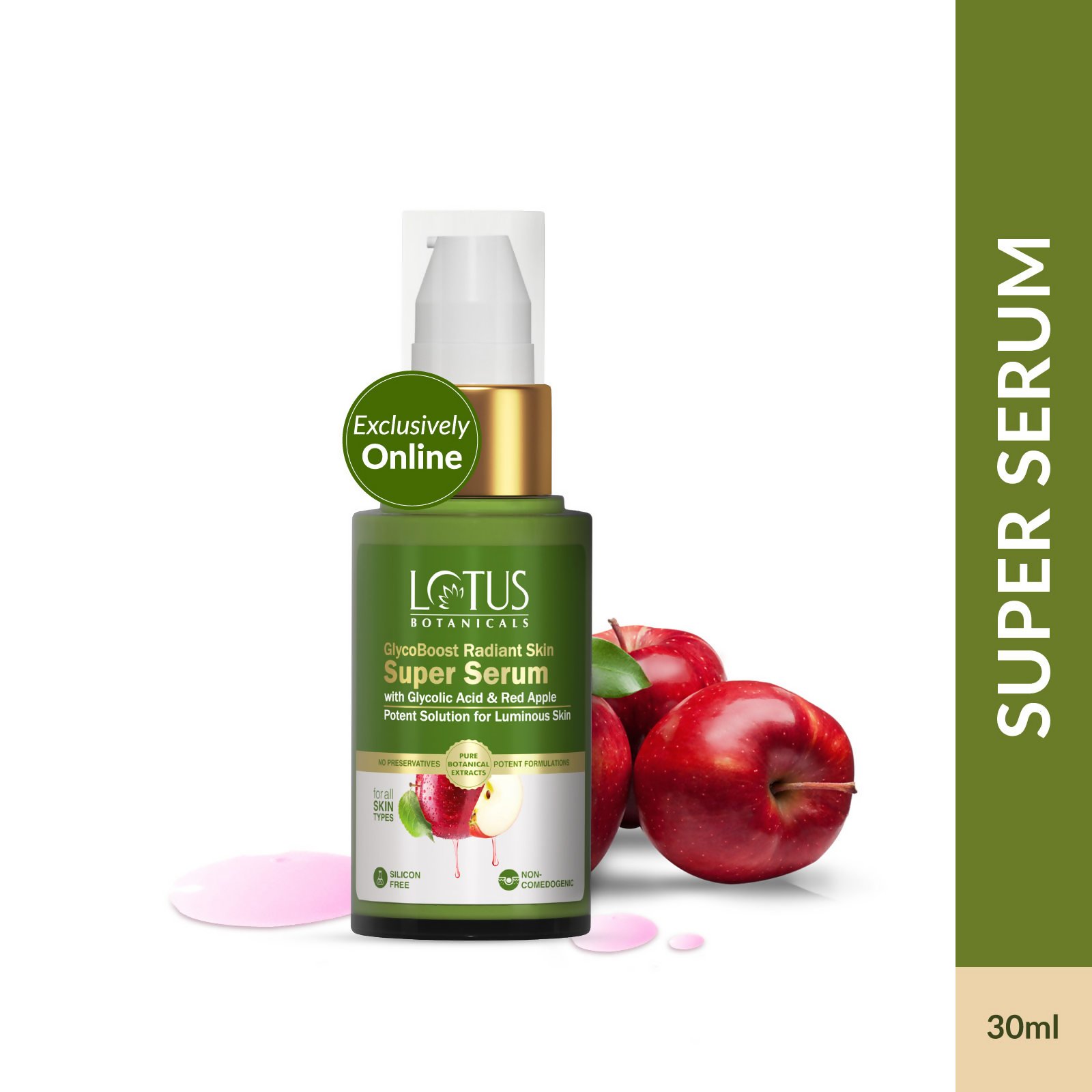 Lotus Botanicals GlycoBoost Radiant Skin Super Serum | Swadesiicart