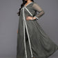 Ahalyaa Women's Traditional wear Kurta Set - Grey | Swadesiicart