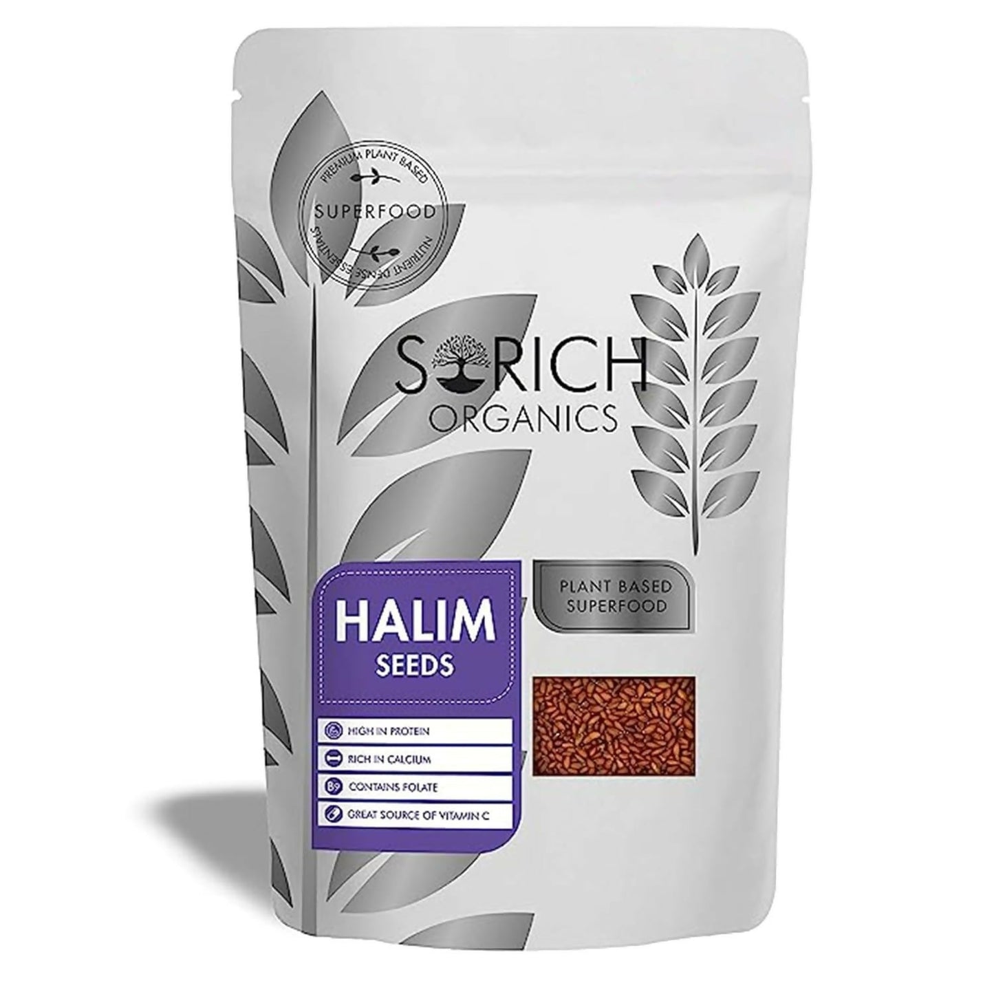 Sorich Organics Raw Halim Seeds (Aliv Seeds) | Swadesiicart