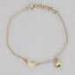 Gold-Polished with Moon & Star Charm Bracelet - Wahe Jewels - Swadesiicart