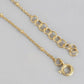 Gold-Polished with Moon & Star Charm Bracelet - Wahe Jewels - Swadesiicart