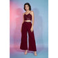 Red Georgette Sequence With Thread Designer Co-Ord Set - Flory - Swadesiicart