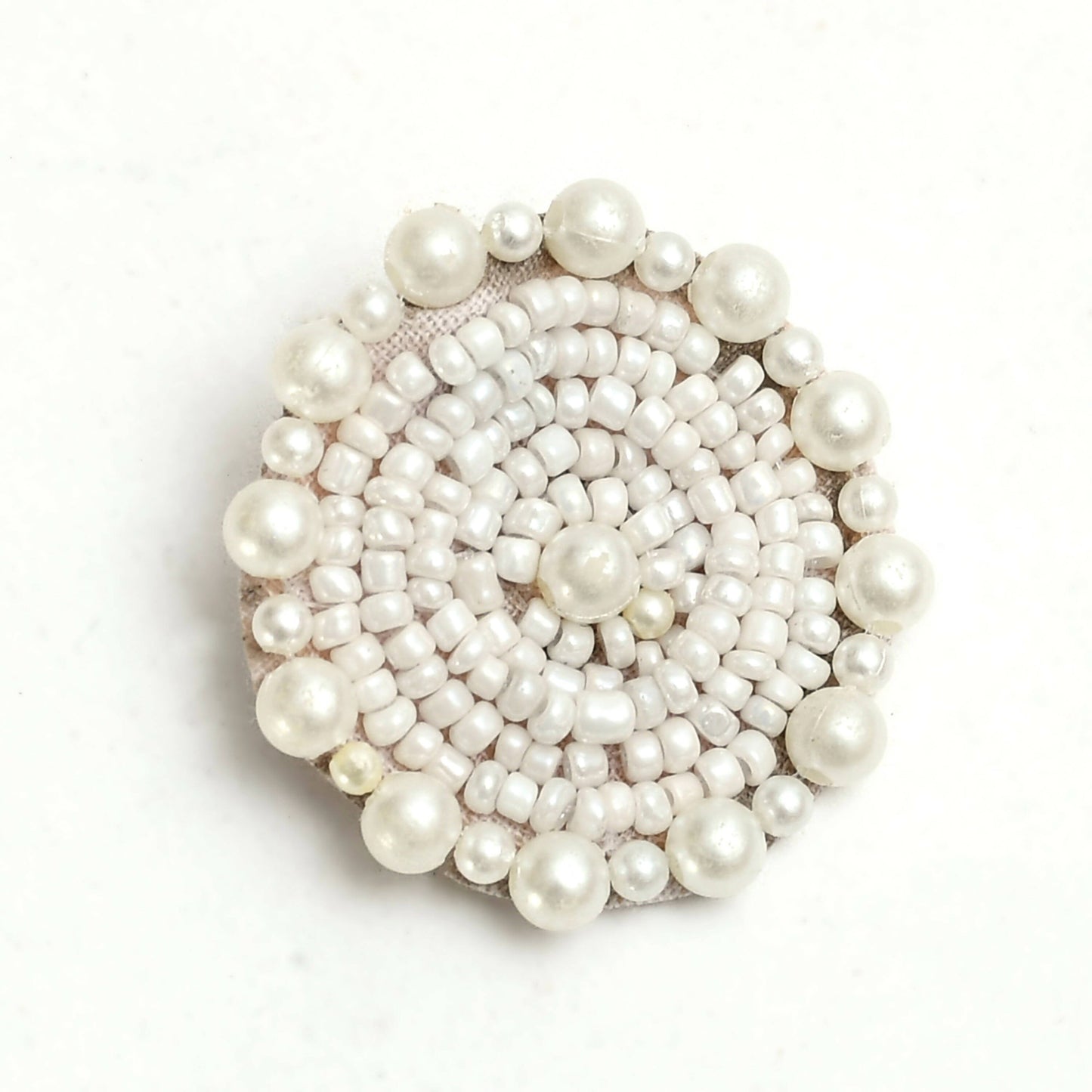 Mominos Fashion Johar Kamal Off White Handicraft Pearls Necklace with Earrings For Women - Swadesiicart