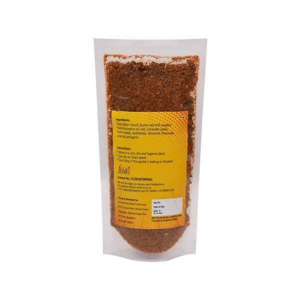 Amoga's Pickles Factory Bitter Gourd Kakarakaya Karam Podi - Swadesiicart